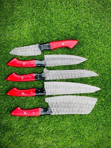Descentcrafts handmade - Keukenmes - Kitchen knife set -