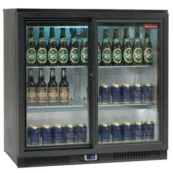 Flessenkoeler geventileerd "Back Bar", 2 schuifdeuren, Zakelijke goederen, Horeca | Keukenapparatuur, Verzenden, Nieuw in verpakking