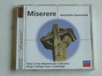 Miserere - Choir of the Westminster Cath. Kings College Cho, Cd's en Dvd's, Verzenden, Zo goed als nieuw