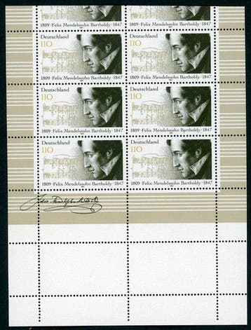 Duitsland, Bondsrepubliek 1997 - postfris gesneden Kleinvel, Gestempeld