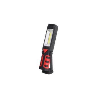 Magnetische LED zaklamp - Wit + rood - Op batterijen, Ophalen of Verzenden, Nieuw