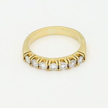Ring - 18 karaat Geel goud Diamant (Natuurlijk), Sieraden, Tassen en Uiterlijk, Ringen, Nieuw