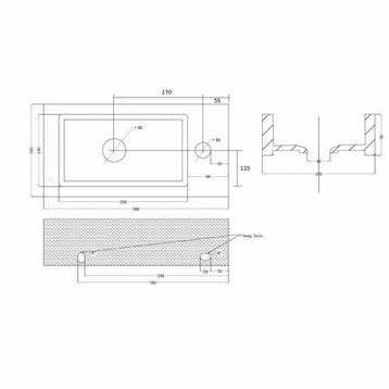 Fonteinset Mini Block One Pack Links 36X18Cm, Ophalen of Verzenden, Nieuw