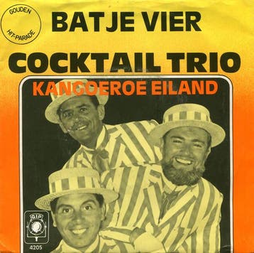 vinyl single 7 inch - Cocktail Trio - Batje Vier, Verzenden, Zo goed als nieuw, 7 inch, Pop