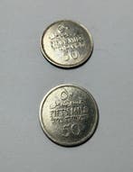 Brits Mandaatgebied Palestina. 50 Mills 2 coins 50 mils, Postzegels en Munten