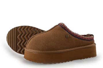 Nordikas Pantoffels in maat 38 Cognac, Overige kleuren, Verzenden, Zo goed als nieuw, Pantoffels of Sloffen