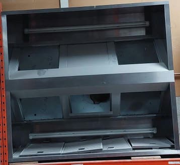 Occasion Afzuigkap Eilandmodel 2400x2000x900, Zakelijke goederen, Horeca | Keukenapparatuur, Ophalen, Gebruikt