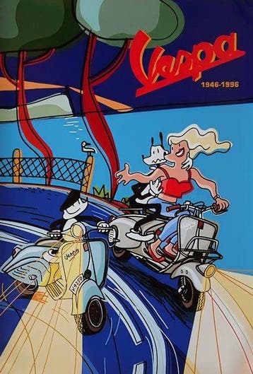 Javier Mariscal - Vespa aniversario