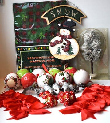 Kerstdecoratie (33) - kerstdecoratie : sneeuwman (1),, Diversen, Nieuw