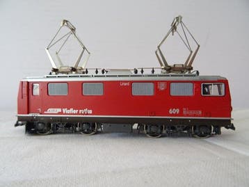 Bemo H0m - 1252 119 - Treinstel (1) - Bemo Elektrolok GE 4/4, Hobby en Vrije tijd, Nieuw