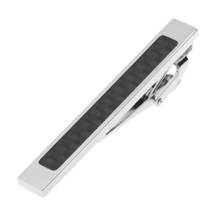 Fako Bijoux - Dasspeld - Exclusive - Carbon Zwart - 55mm -, Kleding | Heren, Stropdassen, Verzenden
