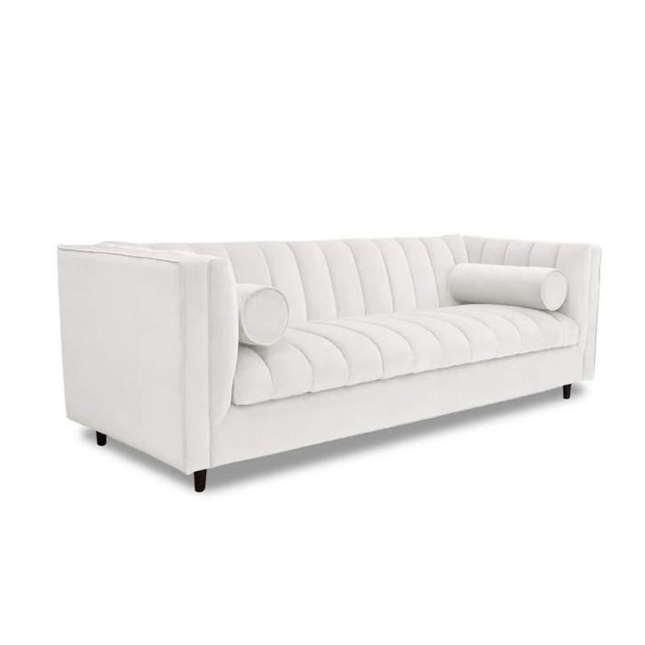 Bankstel Joure - rechte banken - Wit, Huis en Inrichting, Banken | Bankstellen, Nieuw, Stof