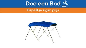 Bieden: Pacific blue 3 bow 67-72 inch bimini fabric - 402A04, Watersport en Boten, Ophalen of Verzenden, Nieuw, Zeilboot of Motorboot