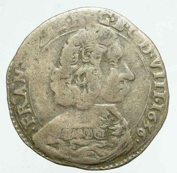Italië, Modena Francesco I dEste (1629-1658). Mezza Lira