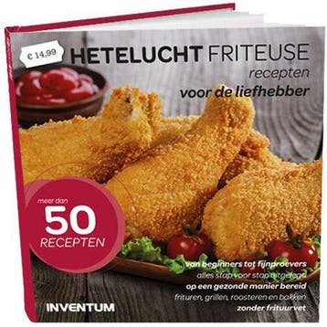 Inventum Hetelucht friteuse receptenboek, Verzenden, Gelezen
