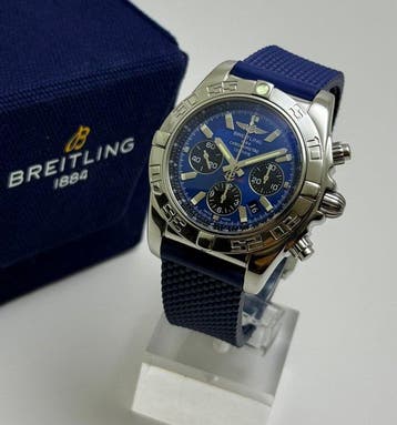 Breitling - Chronomat 44 “Blue Dial” - Ref. AB0110 - Heren -, Nieuw
