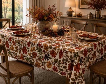 Herfstbos — De Symfonie der Kleuren - Tafelkleed - 140 cm -