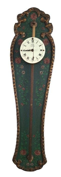 Wandklok - Anno 1750 Sägeuhr - Hout, Metaal - 1960-1970 -