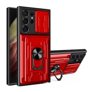 Samsung Galaxy A52 - Card Slot Hoesje met Kickstand en, Verzenden, Nieuw