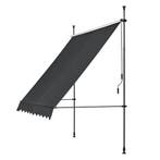 Klem zonwering luifel uitschuifbaar antraciet zwart 400x120, Tuin en Terras, Zonneschermen, Verzenden, Nieuw