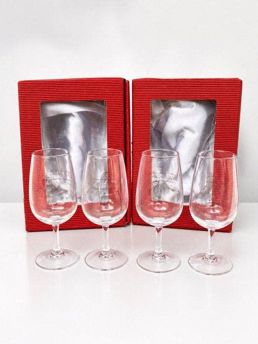 Wijnglas (4) - Glas - Monaco-prins zeldzaam, Antiek en Kunst, Antiek | Meubels | Tafels