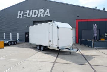 Humbaur gesloten plateauwagen 3500kg 518x203x209cm, Nieuw