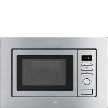 €379 Smeg FMI020X magnetron Ingebouwd Grill-magnetron 20, Ophalen of Verzenden, Nieuw