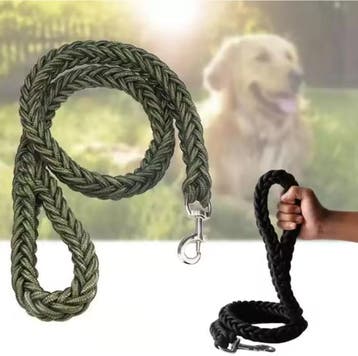 Sterke nylon hondenriem gevlochten voormiddelgrote en grote, Dieren en Toebehoren, Verzenden, Nieuw