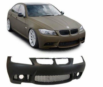 M3 Look Voorbumper BMW 3 Serie E90 E91 2005-2008 + PDC B9990, Nieuw, Voor, BMW