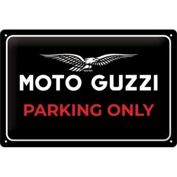Metalen wandbord Moto Guzzi motor motorrijden motoguzzi, Nieuw, Motoren