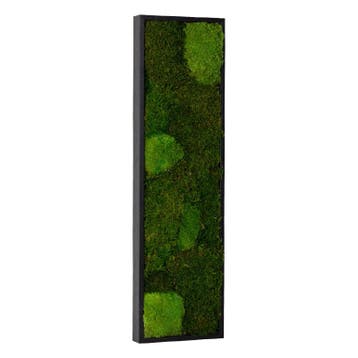 Vintlux Mosschilderij 15x60 cm Zwart - Holstebro, Huis en Inrichting, Woonaccessoires | Wanddecoraties, Nieuw