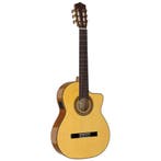 Salvador Cortez CF-55CE – Flamenco gitaar met massief spruce, Ophalen of Verzenden, Nieuw