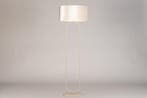 Rietveld Vloerlampen - Creme, Beige, Zand - Stof, Metaal, Verzenden, Nieuw