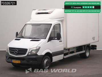 Zakelijke Lease |  Mercedes-Benz Sprinter 516 CDI Euro6 Koel, Stof, Gebruikt, Euro 6, Wit