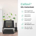 Cellavi Kattenbak RVS - Geschikt voor Grote en Kleine Katten, Dieren en Toebehoren, Katten-accessoires, Ophalen of Verzenden, Nieuw