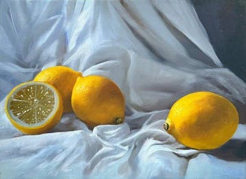 Sergey Kolodyazhniy (XX-XXI) - Lemons on white