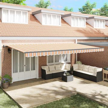 vidaXL Elektrisch zonnescherm 6 x 3 m, Verzenden, Nieuw