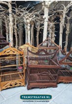 Houten vogelkooien | vogelkooi decoratie | winkelpresentatie, Ophalen, Nieuw zonder verpakking, Decoratie