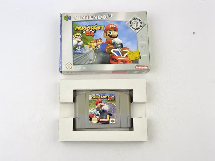Mario Kart 64 [Nintendo 64], Spelcomputers en Games, Games | Nintendo 64, Zo goed als nieuw, Ophalen of Verzenden
