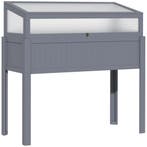 TRUUSK Verhoogd Houten Bed 2-in-1 Kas - Vroege Oogst - Polyc, Verzenden