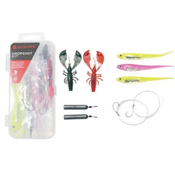 Ultimate Dropshot Kit Loodvrij 150cm 0.30mm 7 + 9.5cm Bright, Watersport en Boten, Verzenden, Nieuw, Dobber of Lood