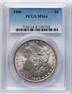 Verenigde Staten. Morgan Dollar 1886 - PCGS MS64