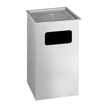 GGM Gastro | Afvalbak - gesloten - 300x300x600mm - met |, Verzenden, Nieuw in verpakking, RVS Meubilair