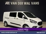 Ford Transit Custom | 2.0 TDCI 131pk L2H1 Dubbele Cabine, Gebruikt, Euro 6, Wit, Dealer onderhouden