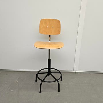 Ahrend vaste hoge houten werkstoel - ihv 62-81 cm, Ophalen of Verzenden, Nieuw
