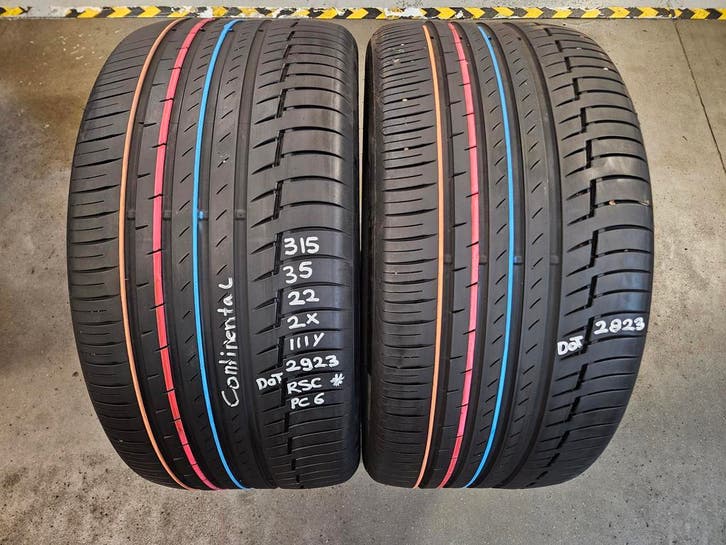 315/35/22 111Y CONTINENTAL PREMIUMCONTACT6 RSC* 5,8MM PROFIE, Auto-onderdelen, Banden en Velgen, Overige maten, Erkend duurzaam