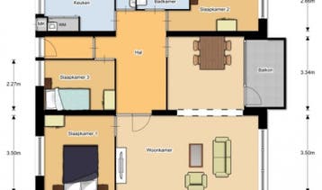 Te Huur 4 Kamer Appartement Albert Cuypstraat In Venlo, Direct bij eigenaar, Limburg, Appartement, Venlo