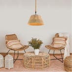 Rotan Hanglamp – Handgeweven Plafondlamp in Landelijke Stijl, Huis en Inrichting, Verzenden, Nieuw