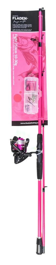 Fladen Flight Spin Combo 2.10m Roze (10-30g), Verzenden, Nieuw