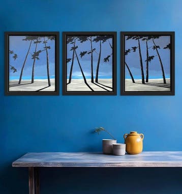 frederic Cadiou (1980) - Cap Coz - Triptyque original 114x46